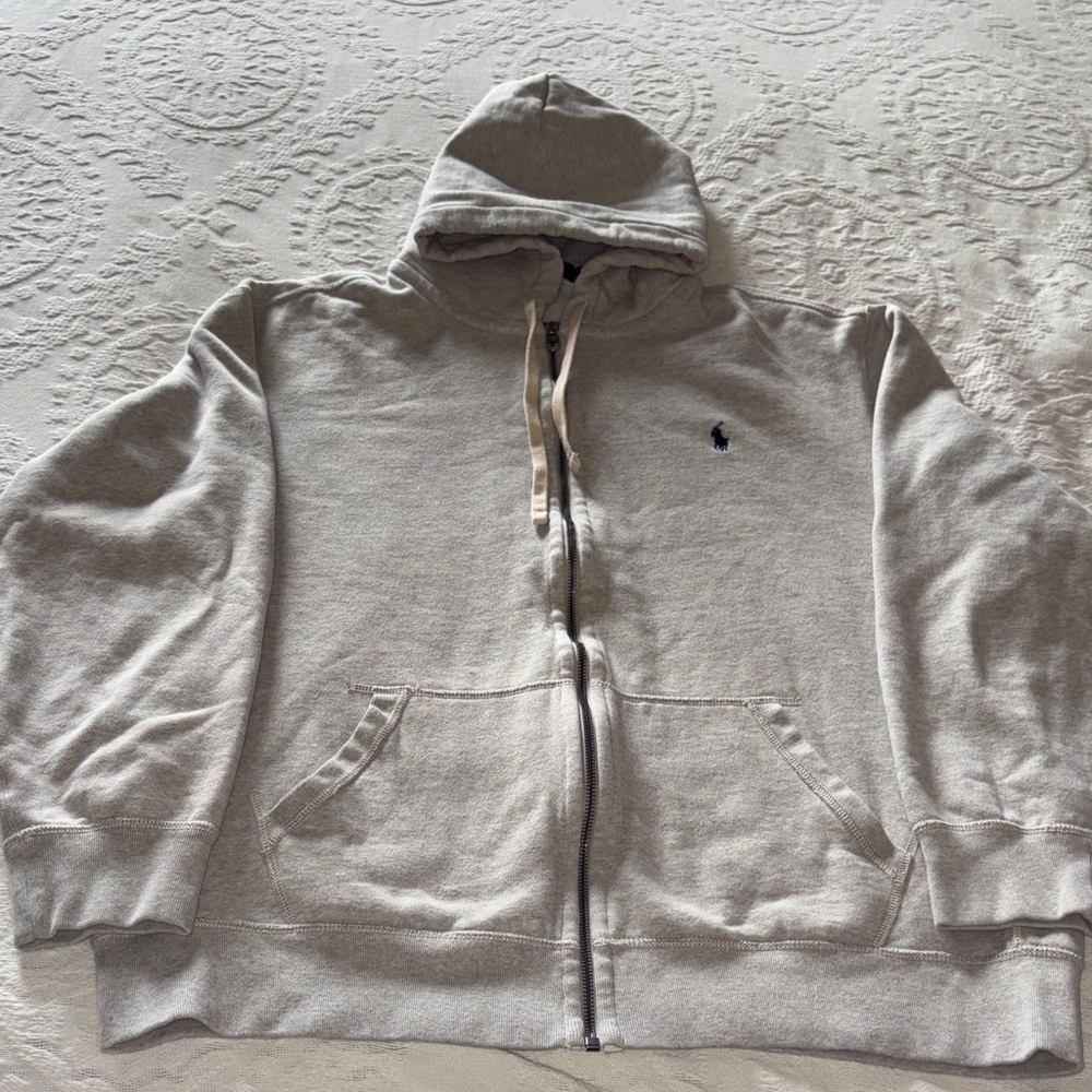 Polo Ralph Lauren Gently Loved Men's Gray Hoodie Sweater XXL